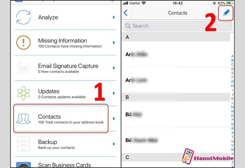 Cách xóa danh bạ trên iPhone bằng ứng dụng Cleanup Duplicate Contacts